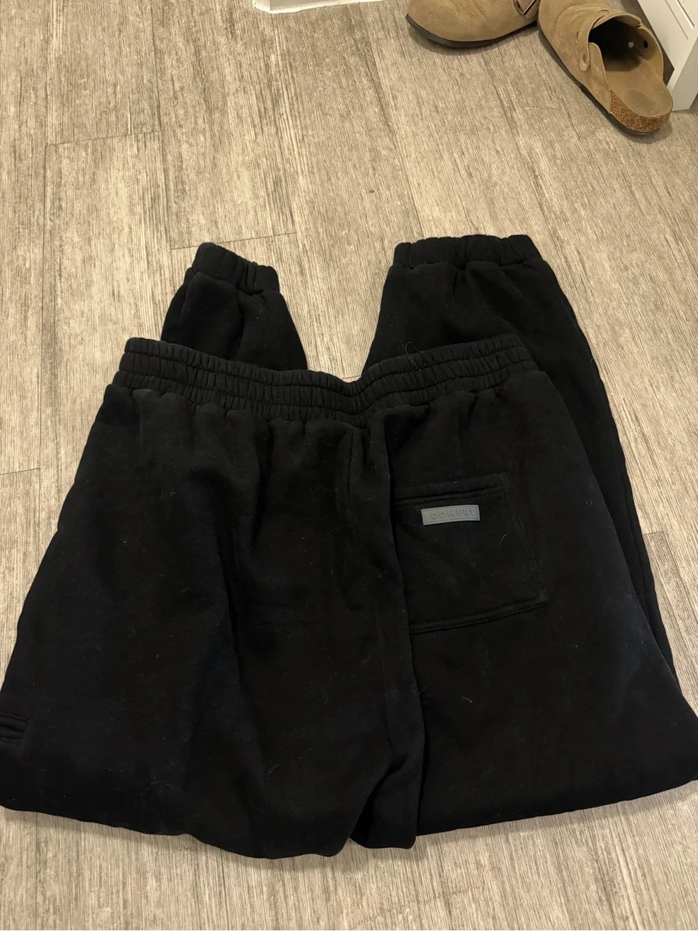Comfrt black fleece